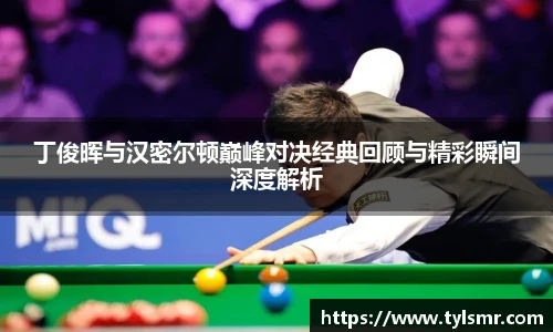 qy千亿丁俊晖与汉密尔顿巅峰对决经典回顾与精彩瞬间深度解析